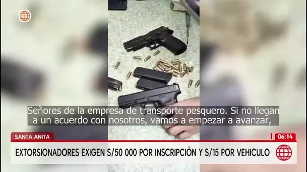 Extorsionadores exigen pagos a empresa Pesquero: hay temor entre choferes/ América Noticias