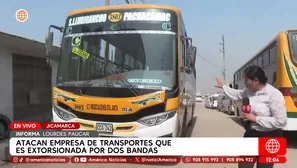 Atacan empresa de transportes que es extorsionada por dos bandas en Jicamarca. Foto y video: América Noticias