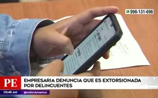 Empresaria denuncia que es extorsionada por delincuentes - Noticias de policia-nacional-peru