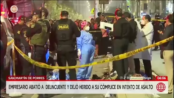 Un delincuente fue abatido y su cómplice resultó herido tras intentar asaltar a un joven/ América Noticias Un delincuente fue abatido y su cómplice resultó herido tras intentar asaltar a un joven/ América Noticias