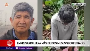 Empresario lleva más de dos meses secuestrado en Huánuco. Foto y video: América Noticias