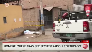 Empresario muere tras secuestro en San Martín de Porres. Foto y video: América Noticias