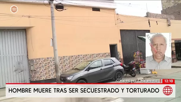 Empresario muere tras secuestro en San Martín de Porres. Foto: América Noticias Empresario muere tras secuestro en San Martín de Porres. Foto: América Noticias