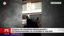 Extorsionan a restaurante. América Noticias