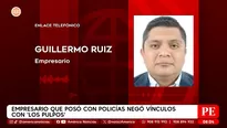 Empresario que posó con policías negó vínculos con Los Pulpos. Foto y video: América Noticias