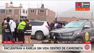 Encuentran a pareja sin vida dentro de una camioneta en Huachipa. Foto y video: América Noticias