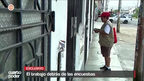 La medición de la intención de voto en el Perú se realiza a través de encuestas aplicadas en distintos puntos del país. Video: Cuarto Poder