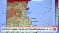Enfen advierte Fenómeno El Niño extraordinario a fines de 2026