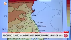 Enfen advierte Fenómeno El Niño extraordinario a fines de 2026. Foto y video: América Noticias