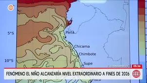 Enfen advierte Fenómeno El Niño extraordinario a fines de 2026. Foto y video: América Noticias