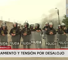 Enfrentamiento en Carabayllo por desalojo de terreno. Foto y video: América Noticias