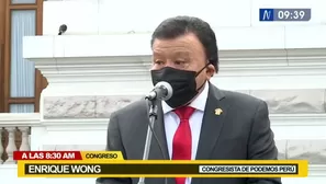 Enrique Wong: “Seguimos viendo que el presidente Castillo sigue aprendiendo pero no aprende bien"