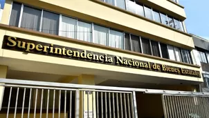 Superintendencia nacional de Bienes Estatales. Foto: Andina