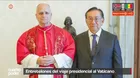 Los entretelones del viaje del presidente Balcázar al Vaticano