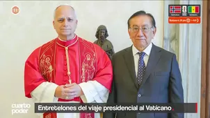 El polémico viaje del presidente Balcázar al Vaticano costó más de S/271 mil y terminó convertido en un tour familiar donde incumplió su agenda oficial ante la OCDE. Video: Cuarto Poder