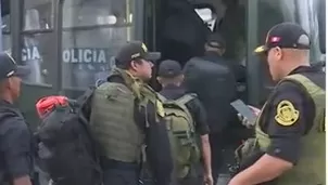 Policía Nacional. / Video: Canal N