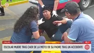 Escolar de 6 años muere en accidente de moto en el Callao