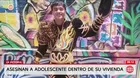 Escolar es asesinado a disparos en su casa en La Victoria