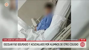 Escolar fue atacado a golpes y acuchillado en San Juan de Lurigancho. Foto y video: América Noticias