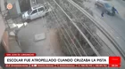 Escolar atropellado al cruzar pista en San Juan de Lurigancho