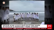 Escolar muere ahogado durante sesión de fotos en playa Agua Dulce