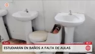 Escolares estudiarán en baños por falta de aulas en Piura