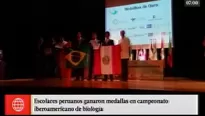 Los campeones volvieron al Perú con las cuatro medallas