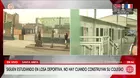 Escolares de Santa Anita estudian en losas deportivas