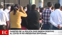 Cadetes infectados. Foto-Video: América Noticias