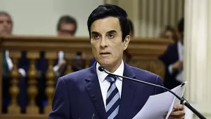 El canciller Carlos Espá aclaró en el Senado que la adhesión del Perú al "Escudo de las Américas" no afecta las relaciones comerciales con China ni implica cesión de soberanía. Destacó logros contra el crimen junto al FBI. Foto: Congreso. Video: Canal N