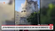 Especialistas recomiendan no evacuar durante sismo en edificios