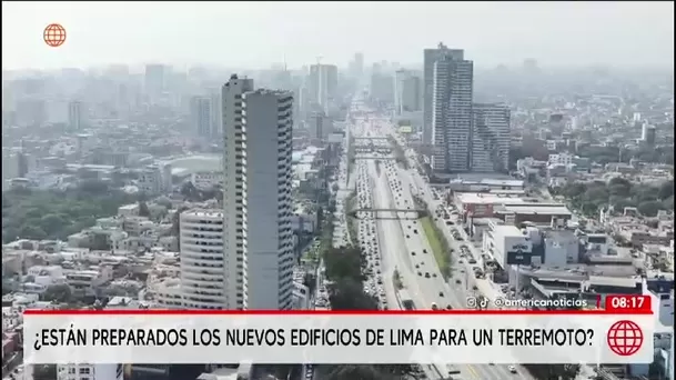 Especialistas explican cómo actuar ante un sismo en edificios de gran altura en Lima/ América Noticias Especialistas explican cómo actuar ante un sismo en edificios de gran altura en Lima/ América Noticias