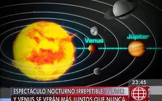 Así se vio la alineación de Júpiter y Venus en el mundo - Noticias de jupiter