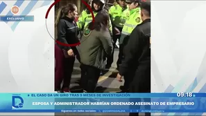 Esposa de empresario Saúl Cayllahua planeó su asesinato. Foto y video: Domingo Al Día
