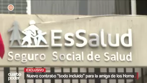 Contrato en EsSalud pone en la mira a empresa vinculada a la familia Horna. Concesión es cuestionada por posibles beneficios y condiciones sanitarias. Video: Cuarto Poder