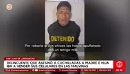 Esta es la confesión del delincuente que asesinó a madre e hija