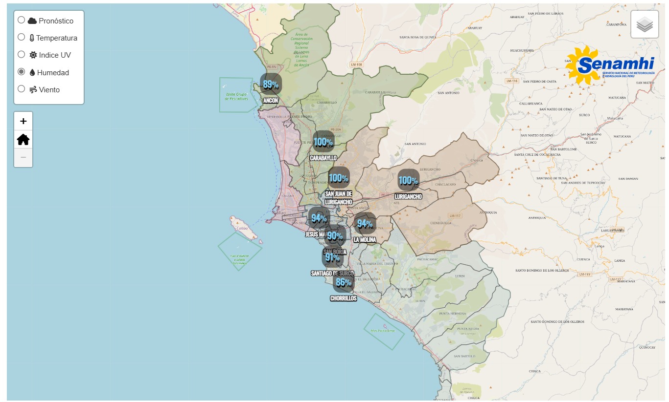 Conozca el estado del tiempo para las próximas horas en Lima