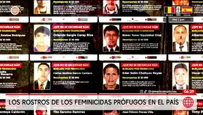 Estado difunde rostros de buscados por feminicidio. Foto y video: América Noticias