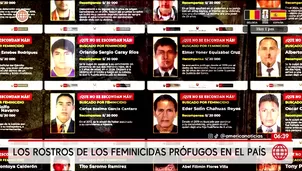 Estado difunde rostros de buscados por feminicidio. Foto y video: América Noticias