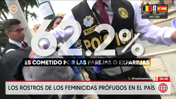 Estado difunde rostros de buscados por feminicidio. Foto: América Noticias Estado difunde rostros de buscados por feminicidio. Foto: América Noticias