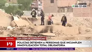 Inmovilización total para este jueves 9 y viernes 10 de abril. Foto y video: América Noticias