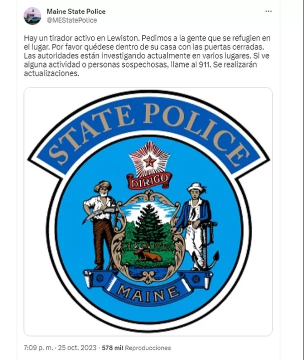 Foto: X - Maine State Police