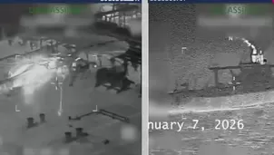 Estados Unidos intercepta dos buques petroleros sancionados y los escolta de regreso a Venezuela. / Video: Canal N