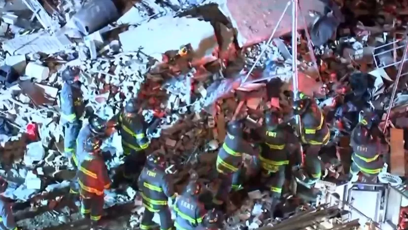 Estados Unidos: Se derrumbó parte de un edificio en El Bronx