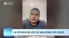 La estafa de los 20 millones de soles