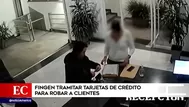 Estafadores fingieron tramitar tarjetas de crédito para robar a clientes