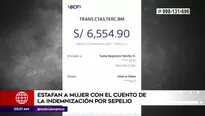 Mujer fue víctima de estafa. América Noticias