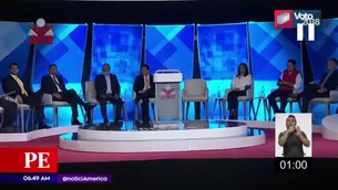 El debate electoral se llevará a cabo este 23 y 30 de septiembre. Foto: Andina