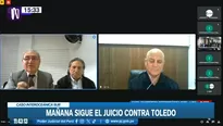 Juicio oral contra el expresidente Alejandro Toledo. Video: Canal N