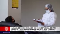 Voluntarios para ensayo.